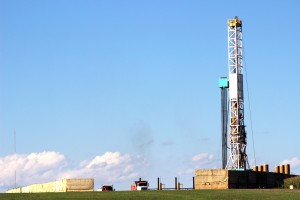 Fracking site on County Road 62, near a farmer's home in Windsor, Colorado. Photo Credit: Chandler Gould