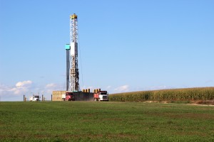 Fracking site on County Road 62, near a farmer's home in Windsor, Colorado. Photo Credit: Chandler Gould