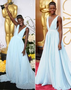 Lupita and her stunning dress (Photo Credit: ok.co.uk)