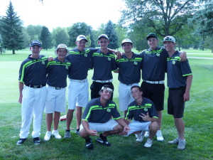 (Left to right-Cam Lampe, Dillion Stewart, Noah Brownell, Jack Hastings, Josh Caridi, Dylan Muth, Noel Thomas. Bottom- Matt Atkins, and Trevor Flint)