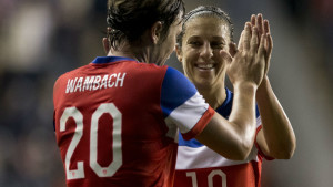 Abby Wambach and Carli Lloyd