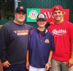 Bryan with his younger brother and dad. Photo provided by Bryan Lockner 