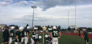 Fossil football prepare for the upcoming season at an intense practice